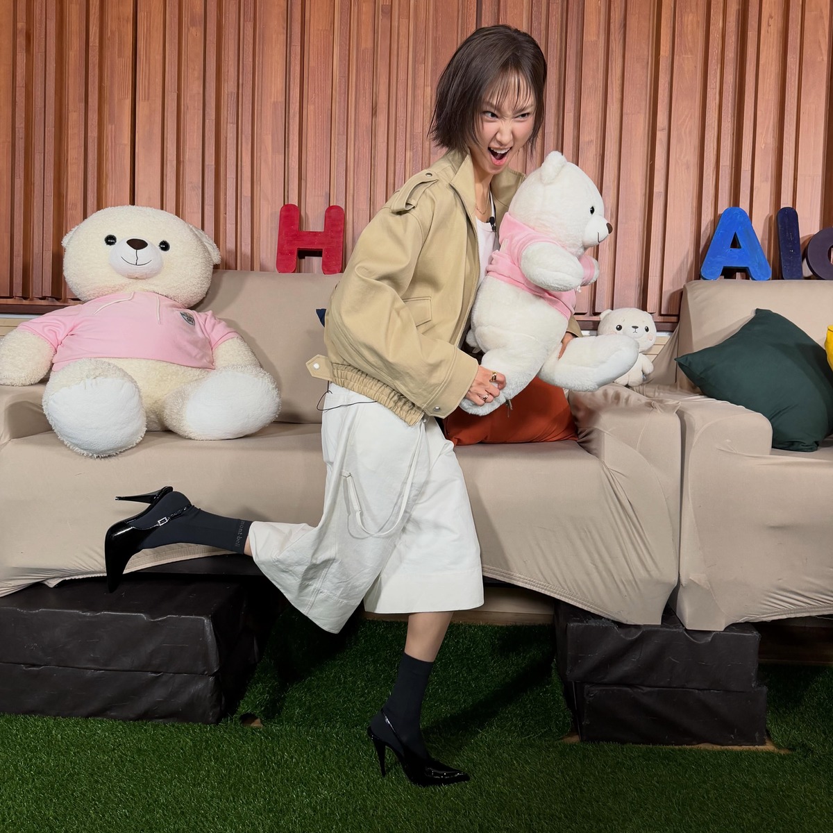 류혜영 나혼자산다 발가락양말 러닝